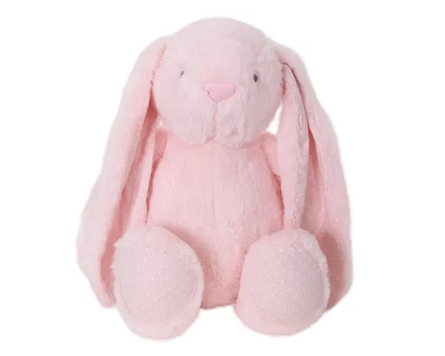 Jucarie de plus, Puffy Friends, Iepure, Roz, 37 cm