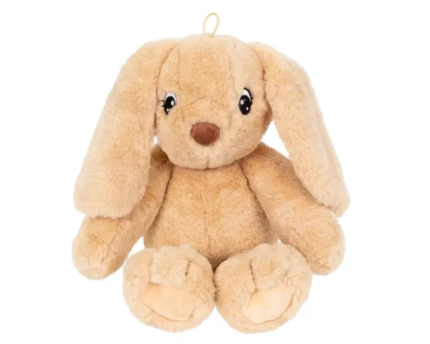 Jucarie de plus, Puffy Friends, Iepuras, Bej, 25 cm
