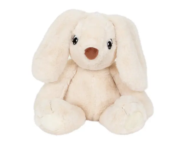 Jucarie de plus, Puffy Friends, Iepuras, Crem, 25 cm