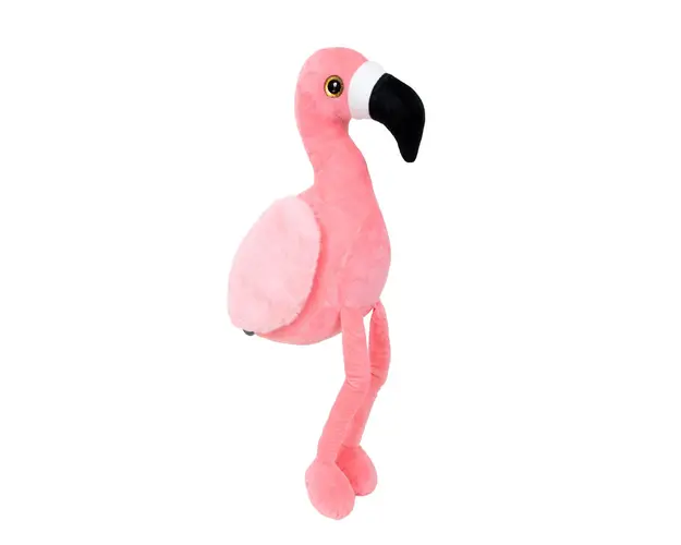 Jucarie de plus, Puffy Friends, Flamingo, 45 cm