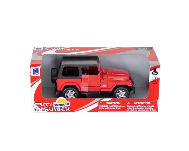 Masina sport metalica, New Ray, Jeep Wrangler, 1:32