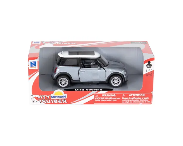 Masina sport metalica, New Ray, Mini Cooper S, 1:32