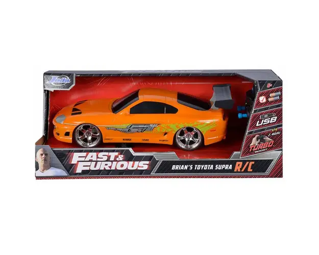 Masina cu telecomanda, Jada, Fast And Furious, Brian S Toyota Supra, 1:16