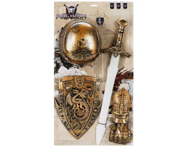 Set pentru cavaleri cu lumini si sunete, Paladin, Scut 