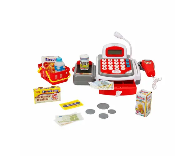 Set casa de marcat cu microfon, Shopn Drop