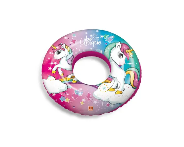 Colac gonflabil pentru inot, Unicorni, 50 cm