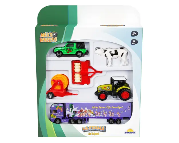 Set de joaca la ferma, Maxx Wheels, Vaca