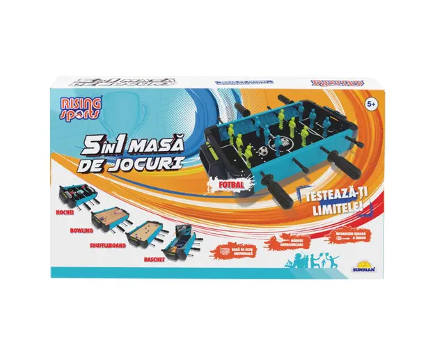 Masa de jocuri 5 in 1, Rising Sports