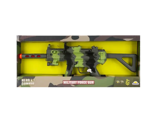 Mitraliera cu lumini si sunete, Hero Combat