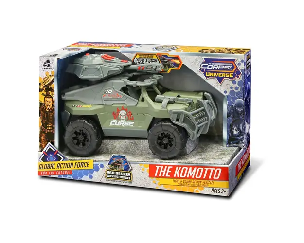 Vehicul militar Jeep cu lumini si sunete, The Corps Universe, Lanard Toys
