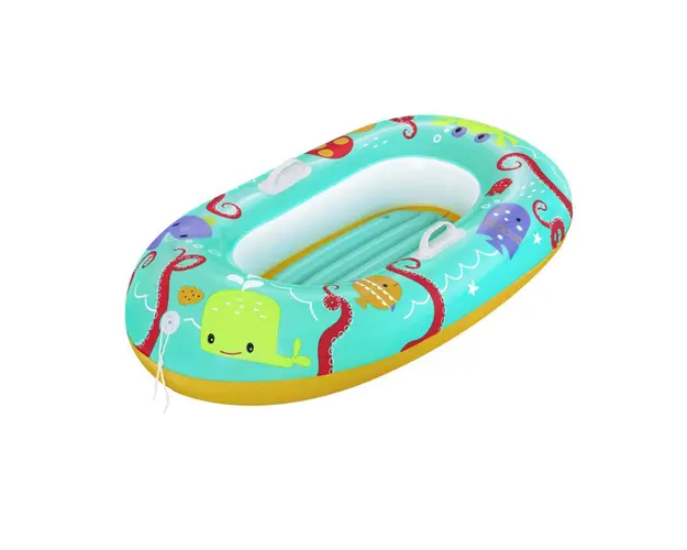 Barca gonflabila cu manere, Bestway, Tropical, 119 x 79 cm