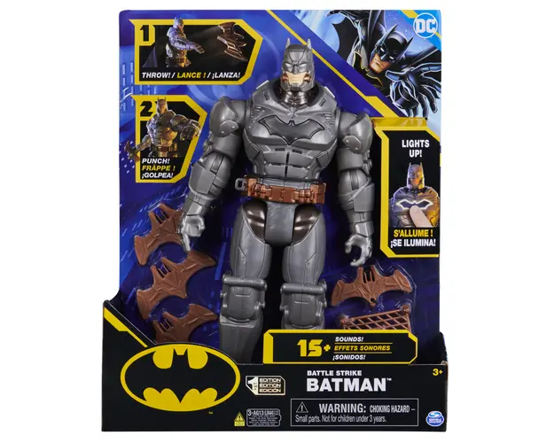 Figurina interactiva cu accesorii, DC Universe, Batman, 30 cm, 20138219