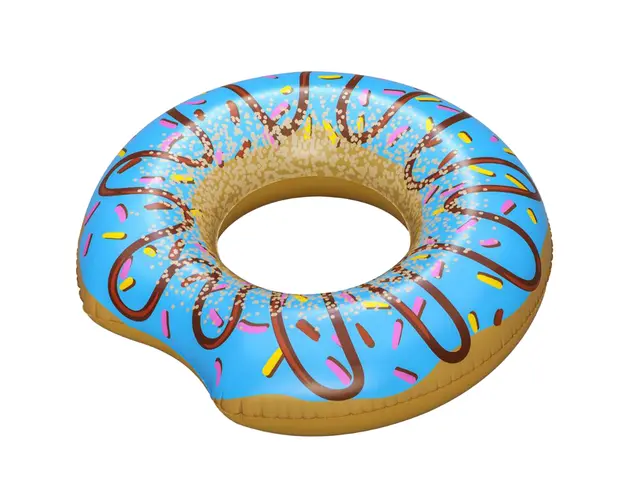Colac gonflabil, Bestway, Gogoasa, Albastru, 107 cm