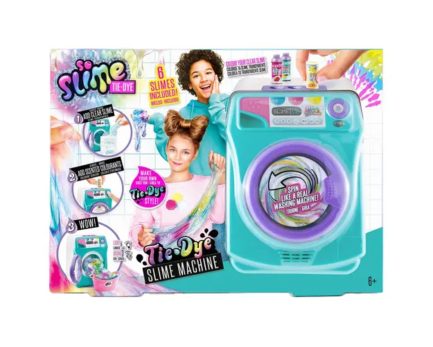 Set de joaca creativ, Slime Tie-Dye, Masina de colorat slime