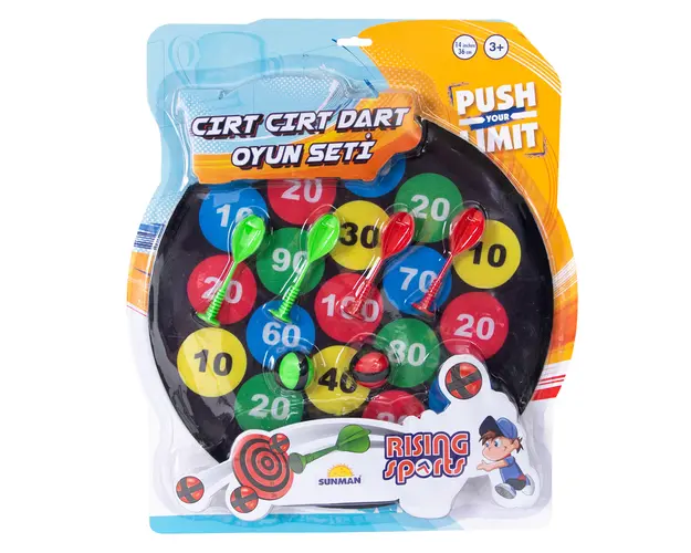 Joc de darts cu sageti fara ac, Rising Sports, 36 cm
