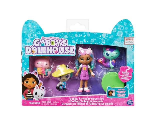 Set de joaca, papusa cu pisicute, Gabby's Dollhouse