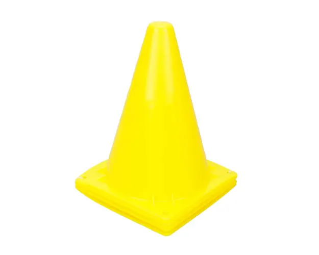 Set de 4 conuri, YG Sport, Obstacle Soccer, 18 cm, Galben