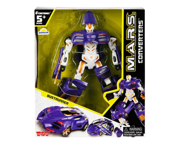 Robot transformabil, Happy Kid, M.A.R.S. 22 cm, Bustrunner