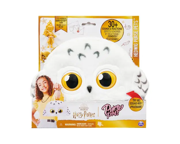 Geanta interactiva, Purse Pets, Bufnita Hedwig