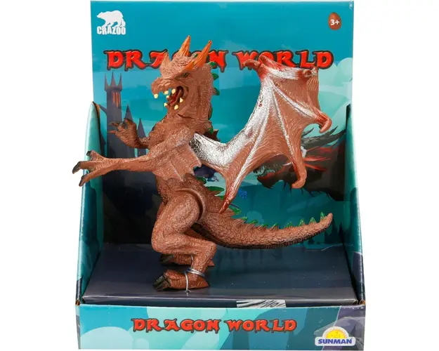 Figurina dragon, Crazoo, maro