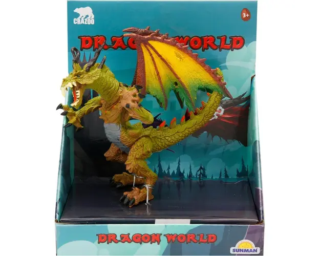 Figurina dragon, Crazoo, verde