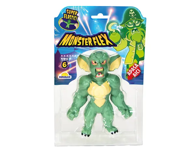 Figurina Monster Flex, Monstrulet care se intinde, S6, Goblin