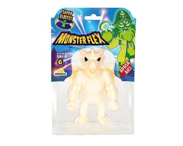 Figurina Monster Flex, Monstrulet care se intinde, S6, Skeledragon