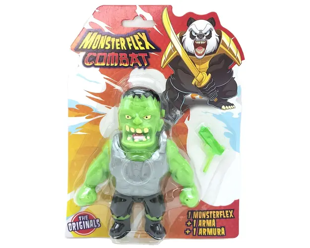 Figurina Monster Flex Combat, Monstrulet care se intinde, Soldier Frankenstein