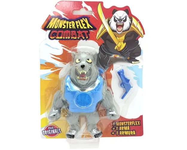 Figurina Monster Flex Combat, Monstrulet care se intinde, Soldier Werewolf