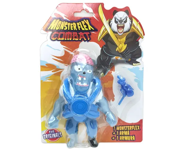 Figurina Monster Flex Combat, Monstrulet care se intinde, Space Zombie