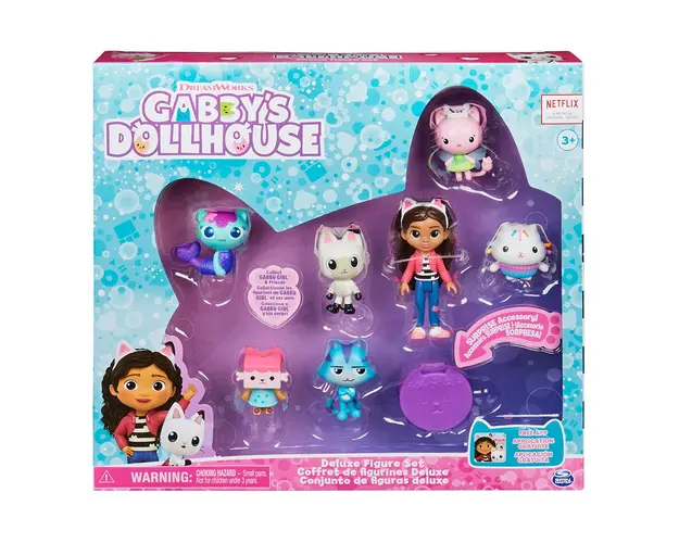Set de joaca, papusa cu mini figurine, Gabby's Dollhouse
