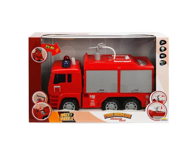 Camion de pompieri cu rezervor de apa, Maxx Wheels, 24 cm