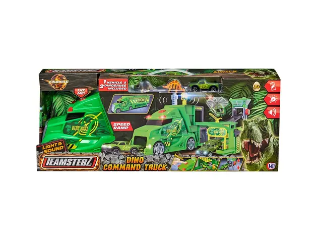 Transportator cu masina, Teamsterz Beast Machines, Dino Command Truck