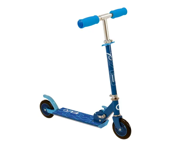 Trotineta cu 2 roti, pliabila, Evo, Inline Scooter, Albastru