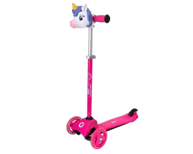 Trotineta pentru copii, Evo, cu 3 roti, Unicorn