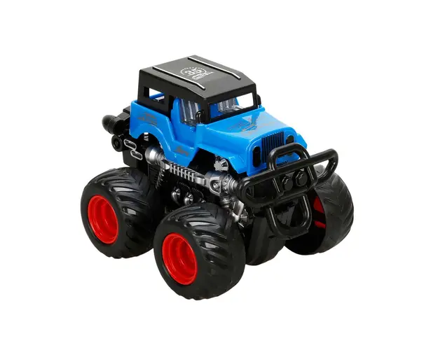 Masinuta Off-Road, Maxx Wheels, Albastru, 13 cm