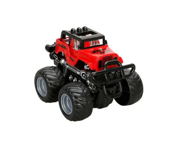 Masinuta Off Road, Maxx Wheels, Rosu, 13 cm