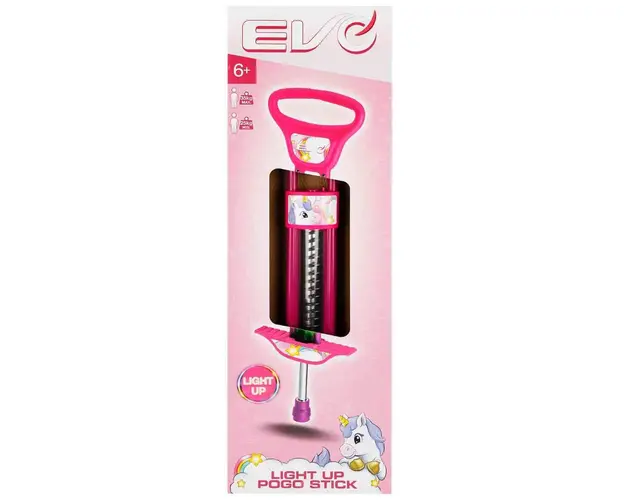 Pogo Stick cu lumini, Evo, Unicorn