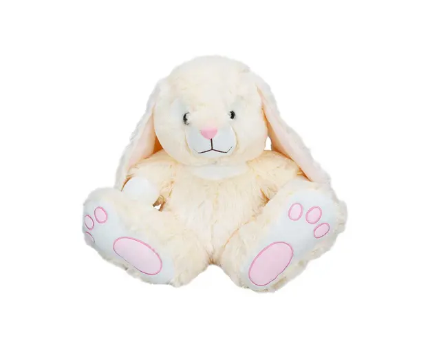 Iepuras de plus, Puffy Friends, Bej, 38 cm