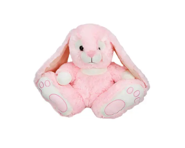 Iepuras de plus, Puffy Friends, Roz, 38 cm