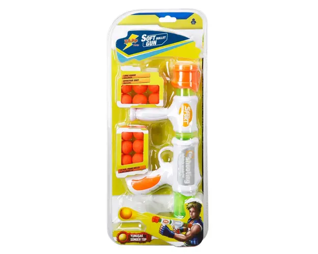 Arma de jucarie cu 12 bile din burete, Zapp Toys, Shoot Sport