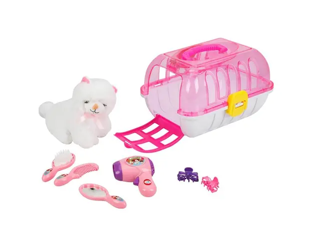 Set cu Jucarie de plus, pisicuta la salon, Sunman