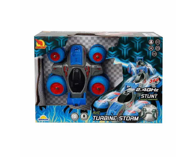 Masina cu telecomanda, Suncon, Turbine Storm, Albastru, 16 cm