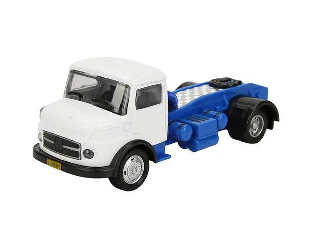 Camion Classic din metal cu sunete si lumini, Maxx Wheels, Alb