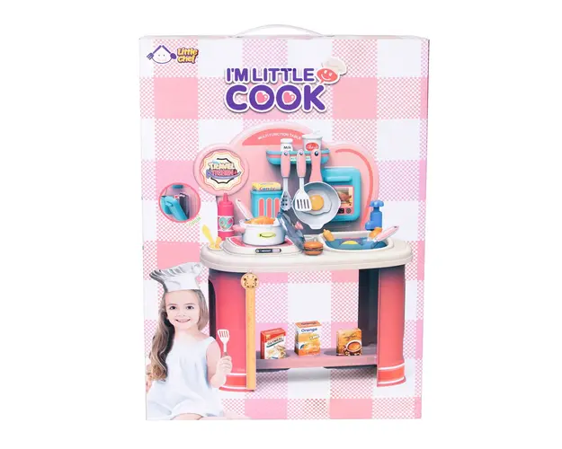 Set de bucatarie cu accesorii, Little Chef, 22 piese