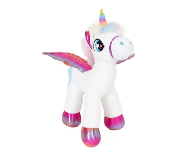 Jucarie de plus, Puffy Friends, Unicorn, 42 cm