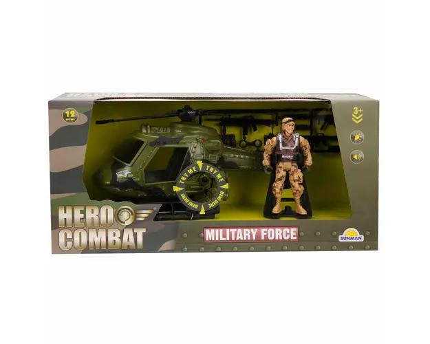 Vehicul militar cu sunete si lumini, Hero Combat, Elicopter