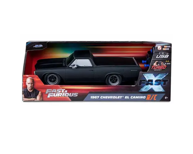 Masina cu telecomanda, Jada, Fast And Furious, 1967 Chevrolet El Camino, 1:16