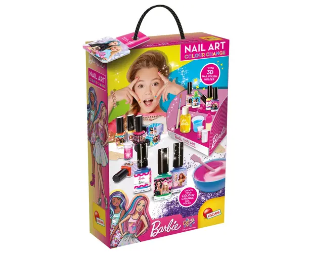 Set manichiura Barbie Nail Art, Lisciani, Colour change