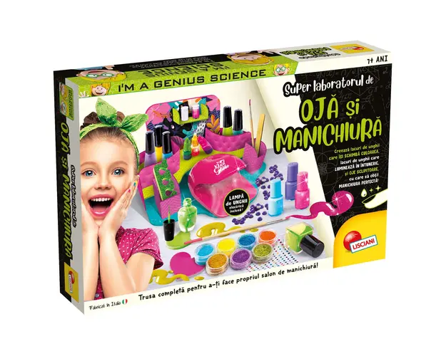 Set de joaca, Lisciani, Laboratorul de oja si manichiura